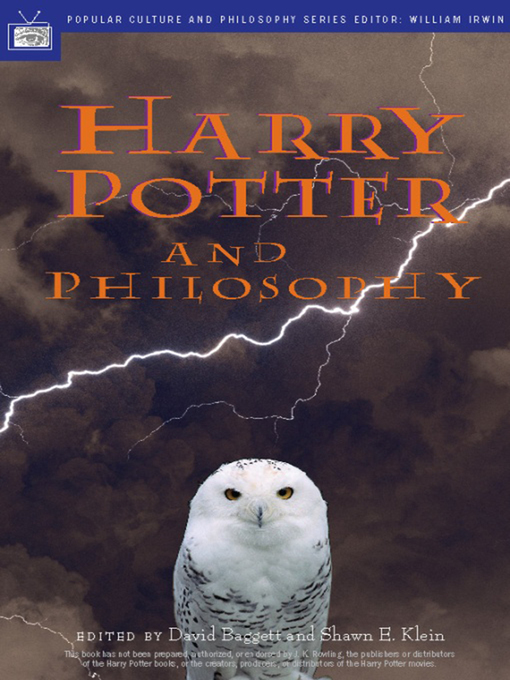 Couverture de Harry Potter and Philosophy